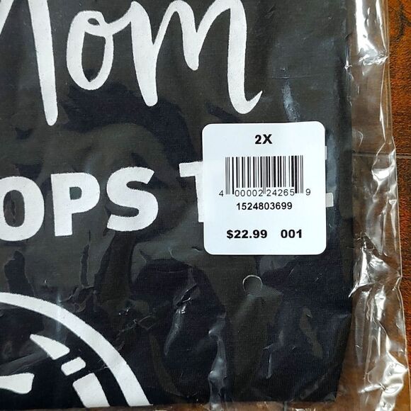 New With Tag Size 2X Warehouse One Women's Black F Bomb Racerback Tank - Picture 9 of 9